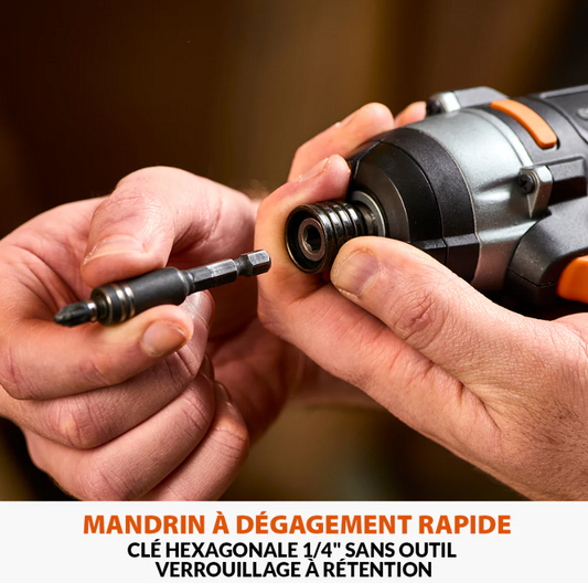 Visseuse à choc R180IDR-LI + 1 batterie 2AH + chargeur