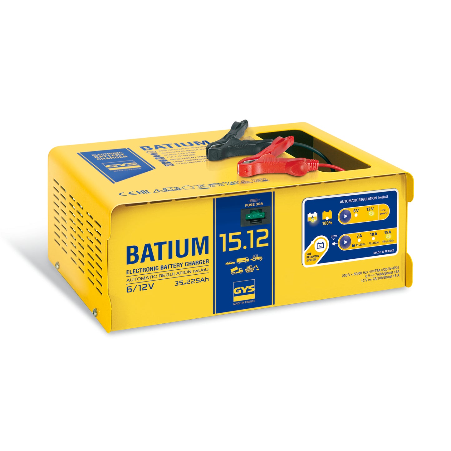 Chargeur batium 15.12 – 6/12V