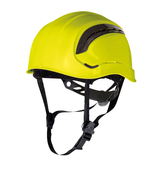 Casque d'élagage avec protection jugulaire