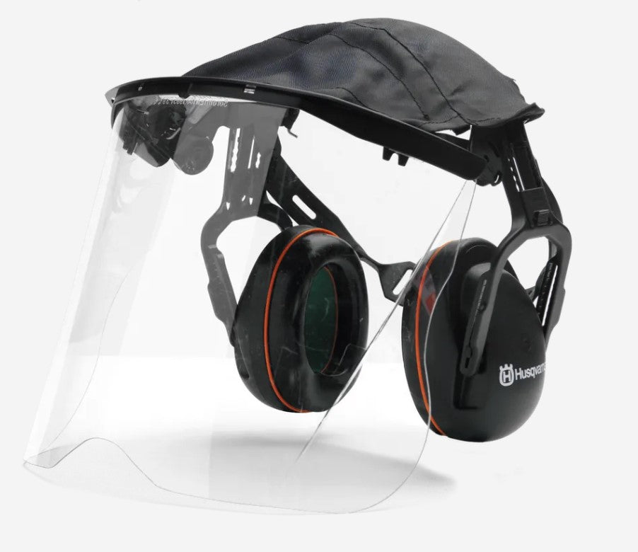 Protège-oreilles avec plexiglass