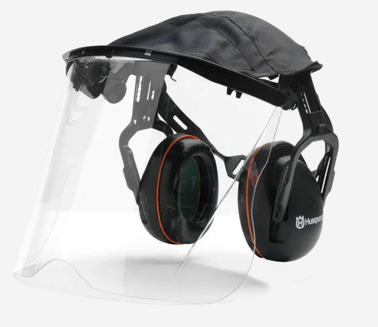 Protège-oreilles avec plexiglass