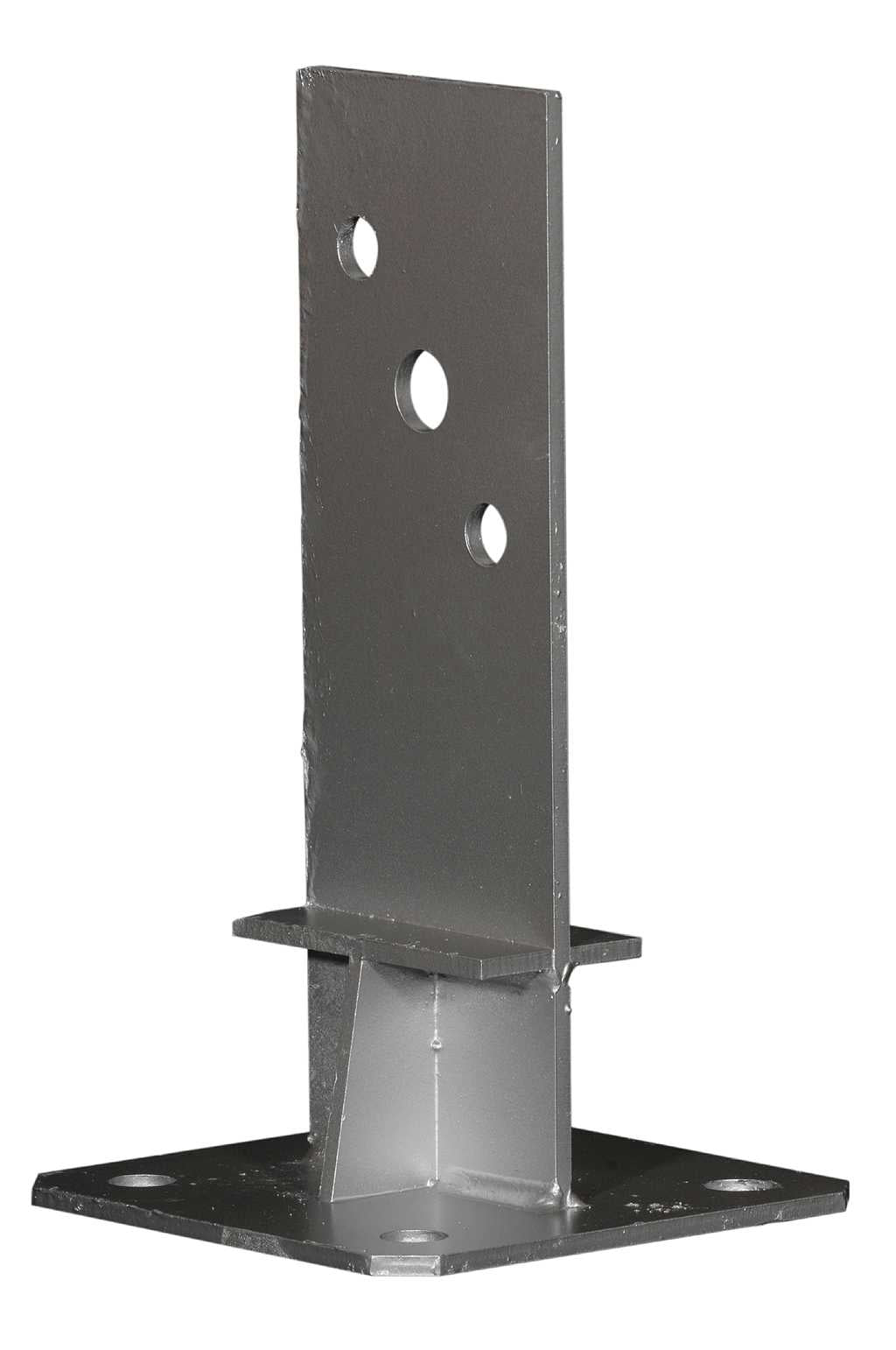 Pied de poteau en âme avec platine